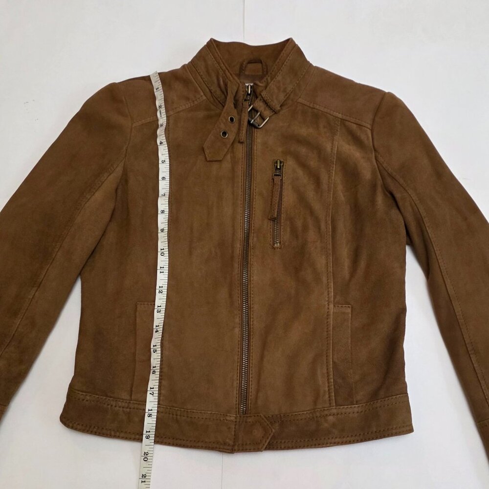 Arizona Jean Company Tan Leather Jacket - Picture 14 of 16